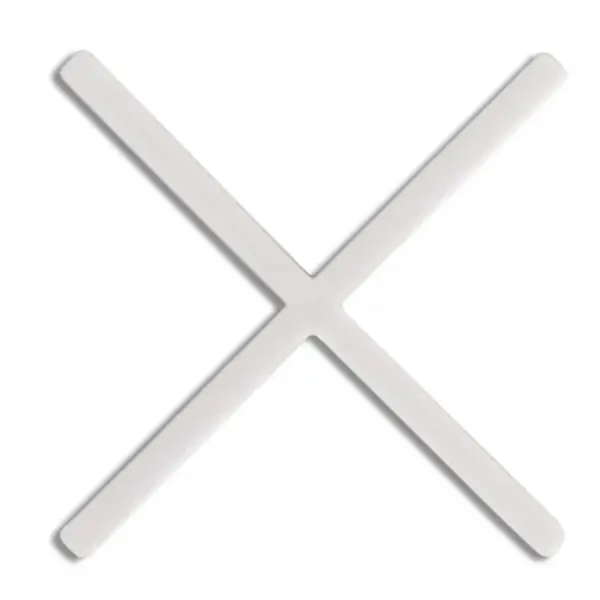 Distantiere ( Cruciulite ) pt. placi - gresie si faianta - Rost 1,5 mm - 300 buc - RUBI-2912