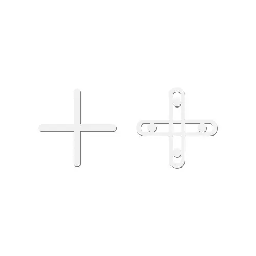 Distantieri cruce pentru placi de gresie, faianta si placi, rost 4mm, 250buc - BIHUI-TSC4250