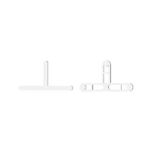 Distantieri T pentru placi de gresie, faianta si placi, rost 2mm, 250buc - BIHUI-TST2250