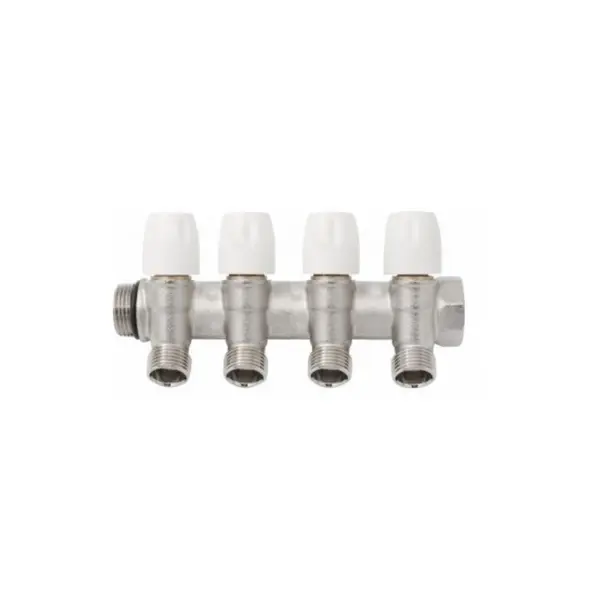 Distribuitor din alama cu 4 cai 3/4''