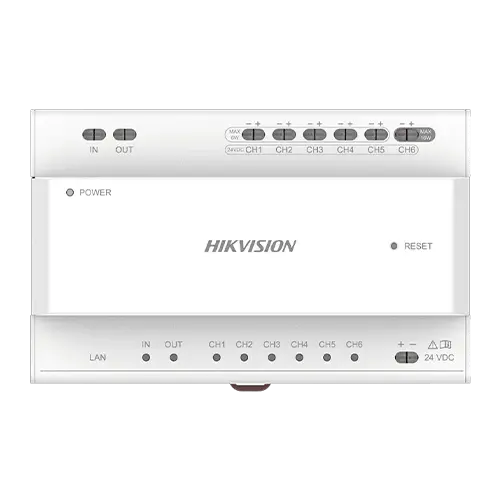Distribuitor Video/Audio 2 fire pentru 6 posturi - HIKVISION DS-KAD706Y