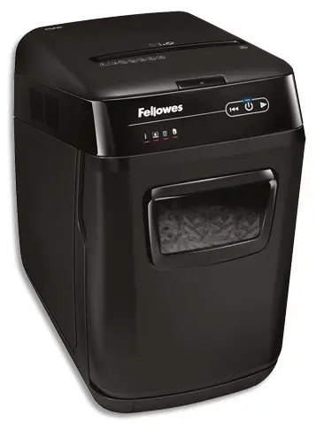 Distrugător de documente Fellowes - AutoMax 150C, 32 L, negru