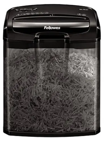 Distrugător de documente Fellowes - M-7CМ, 13l, Черен