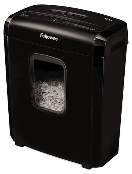 Distrugător de documente Fellowes - Powershred 6M, 13l, negru
