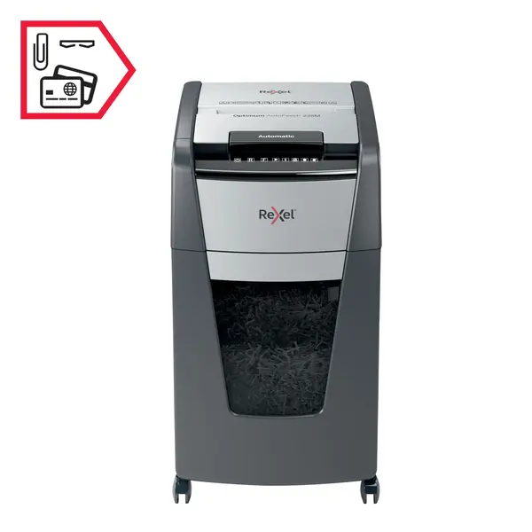 Distrugator documente automat micro cut 225 coli Rexel Optimum Autofeed+ 225m Distrugator documente automat micro cut 225 coli Rexel Optimum Autofeed+ 225m