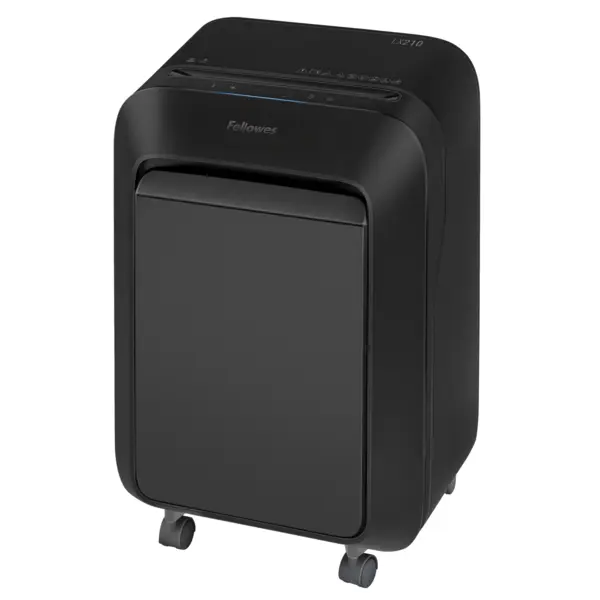 Distrugator documente manual mini cut 16 coli Fellowes LX210 negru Distrugator documente manual mini cut 16 coli Fellowes LX210 negru