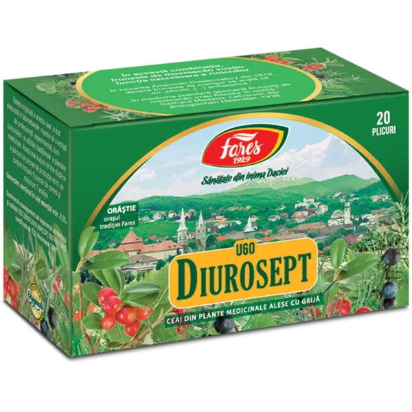 Diurosept, U60, ceai la plic, Fares | 20 plicuri