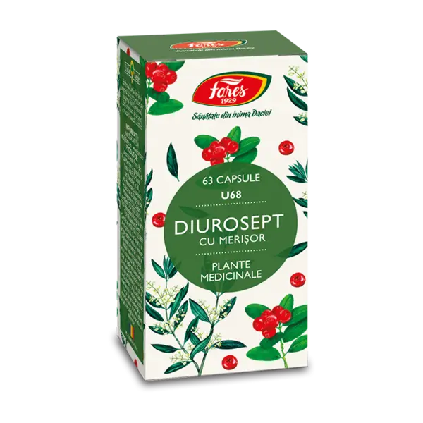 Diurosept U68, 63 capsule, Fares