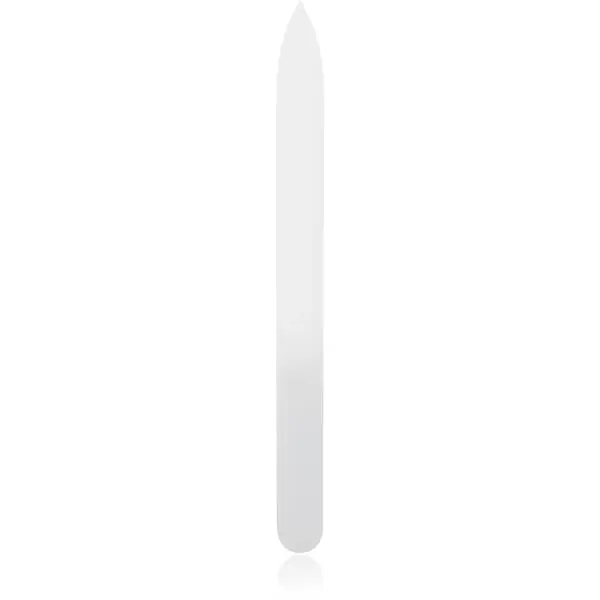 Diva & Nice Cosmetics Accessories File pila de unghii din sticla mare White 1 buc