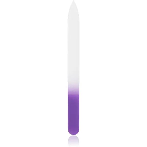 Diva & Nice Cosmetics Accessories File pila de unghii din sticla mare Violet 1 buc