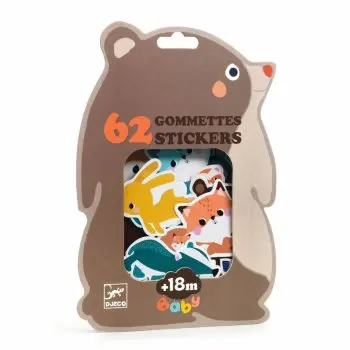 DJECO Forest Animals Baby Stickers autocolante