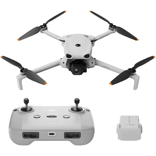 DJI Drona DJI Lito 1, rezolutie foto 48MP, video 4K, autonomie 36 minute, distanta operare 20 km, Negru/Gti