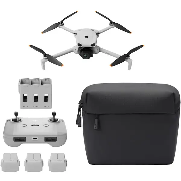 DJI Drona DJI Lito X1, rezolutie foto 48MB, video 4K, Fly More Combo (DJI RC-N3), Gri/Negru