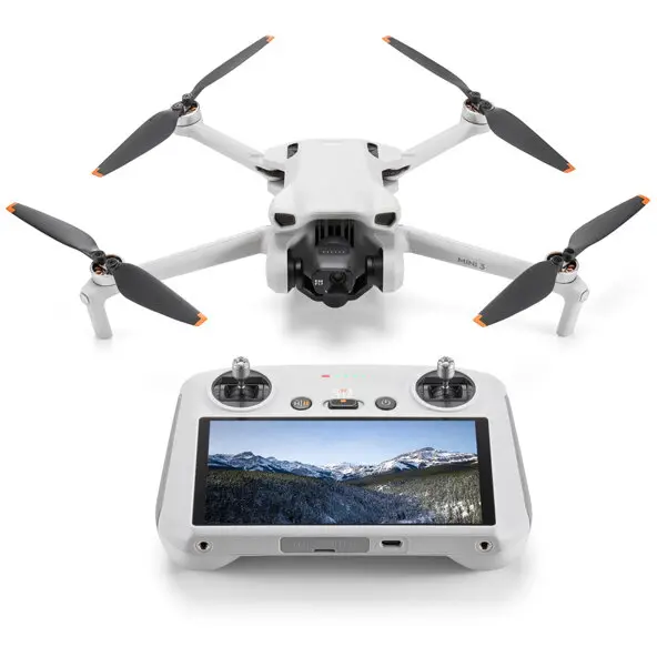 DJI Drona DJI Mini 3 + Smart Controller, 4K HDR RC 5.5 HD display