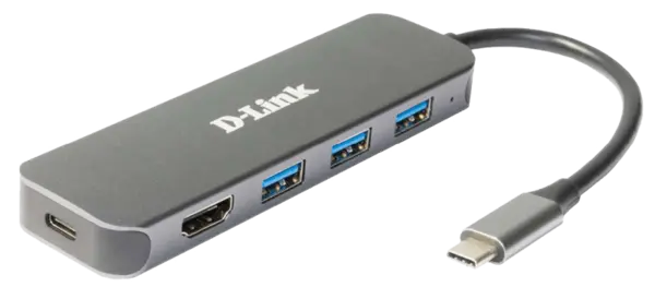 DLINK 5-IN-1 USB-C HUB DUB-2333 DLINK 5-IN-1 USB-C HUB DUB-2333