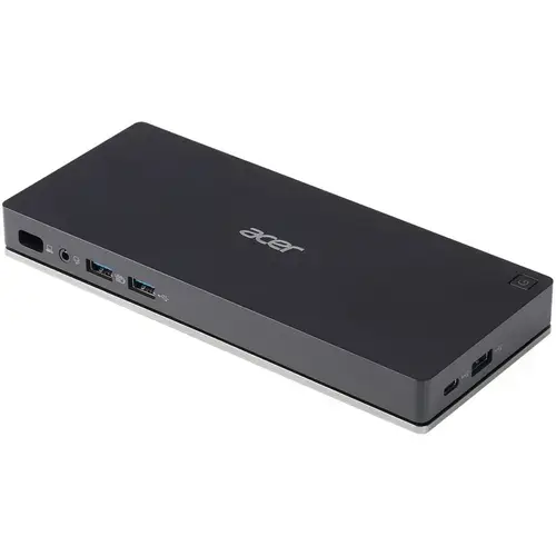 Docking station Acer USB Type-C II, 1 x Jack 3.5mm, 2 x HDMI, 1 x DisplayPort, 1 x RJ45, 3 x USB A, 1 x USB-C, Power Delivery