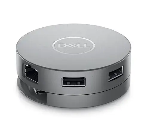 Docking Station Dell DA310, interfata USB-C, porturi : 2 x USB 3.1 type A, 1 x USB 3.1 (type C, HDMI, VGA, DisplayPort, LAN (Gri)