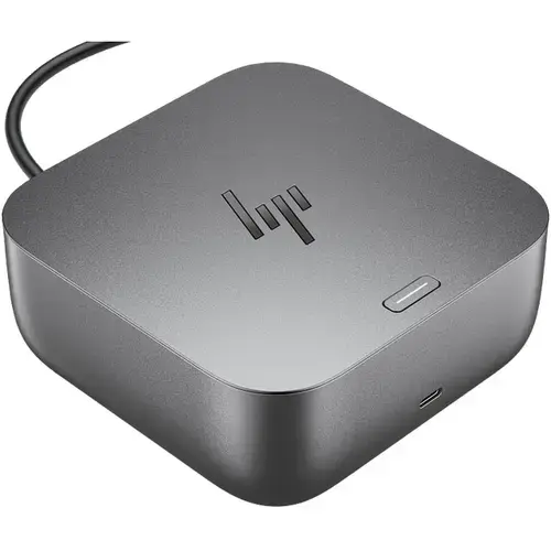 Docking station HP Thunderbolt 4 Dock G6, 100W, 3x USB-A, 2x USB-C, 1x USB-C Thunderbolt 4, 2x DisplayPort, 1x HDMI, 1x RJ-45, Argintiu