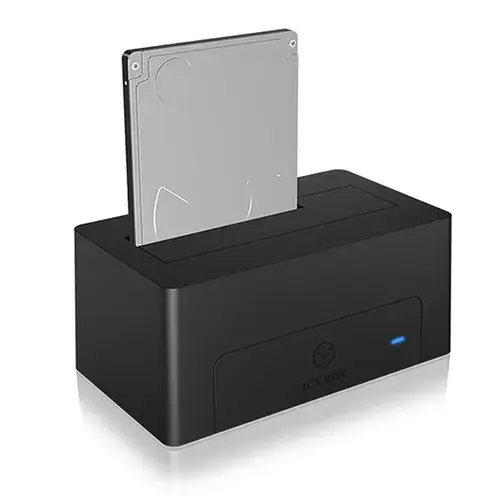 Docking Station Icy Box IB-1121-C3, SATA de 2.5inch/3.5inch, USB 3.1 (Negru)