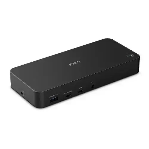 Docking Station Lindy 43366, Negru