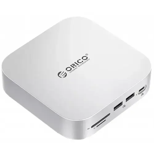 Docking Station Orico MiniLink M48PR pentru Apple Mac Mini M4, 9in1 (Argintiu)
