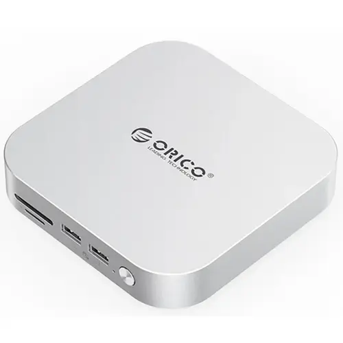Docking Station Orico MiniLink M49P pentru Apple Mac Mini M4, 9in1 (Argintiu)