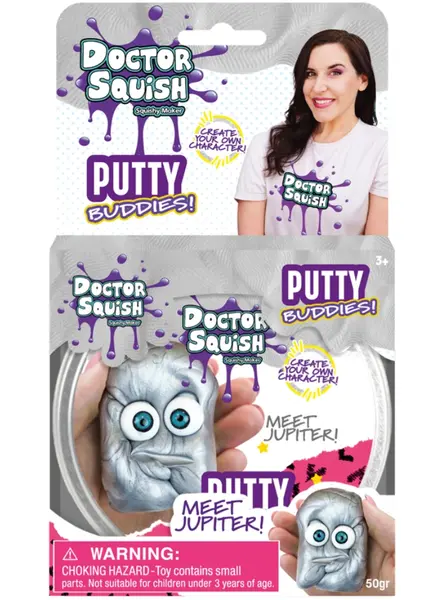 Doctor Squish Putty Buddies 50g Silver (107466)