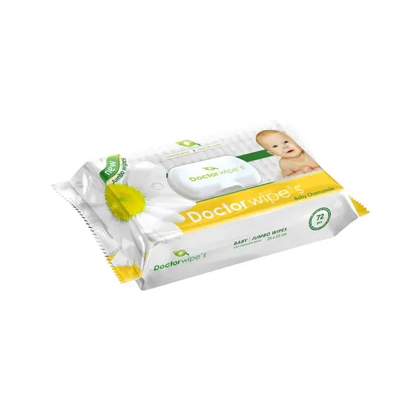 Doctor Wipe s Servetele umede, cu capac, 72 buc, Musetel