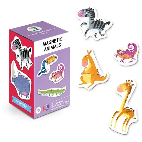 Dodo Set magnetic - Invat animalutele in lb. engleza