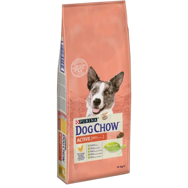DOG CHOW ACTIVE, Pui, 14 kg