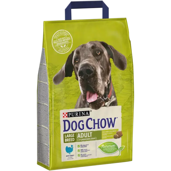 DOG CHOW Adult, Talie Mare, Curcan, 2.5 kg