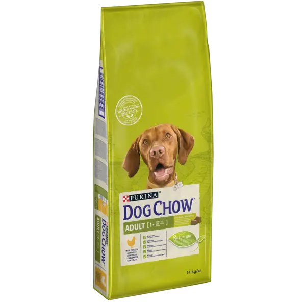 DOG CHOW Adult, Talie Medie, Pui, 14 kg