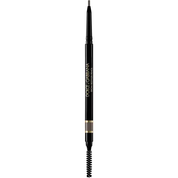 Dolce&Gabbana Classic Brow Restyler Pencil creion pentru sprancene cu pensula culoare 03 Medium Brown - Warm Medium Auburn Brown 0.09 g