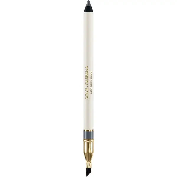 Dolce&Gabbana Classic Sleek Kohl Glider eyeliner khol cu pensula culoare 06 Metallic Steel - Blue Toned Metallic Silver Grey 1.2 g