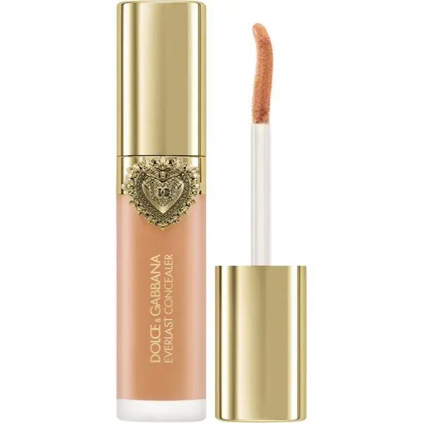 Dolce&Gabbana Everlast Concealer anticearcan cu efect de lunga durata culoare 25 Medium Deep - Peach Undertones 11 ml