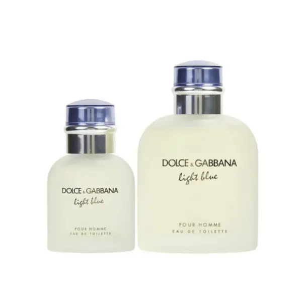 Dolce & Gabbana Light Blue set cadou pentru barbati Volum EDT 125 ml + EDT 40 ml