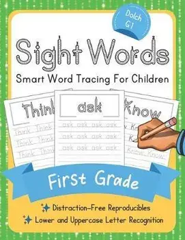 Dolch First Grade Sight Words: Smart Word Tracing For Children. Distraction-Free Reproducibles for Teachers, Parents and Homeschooling, Paperback/Elite Schooler Workbooks