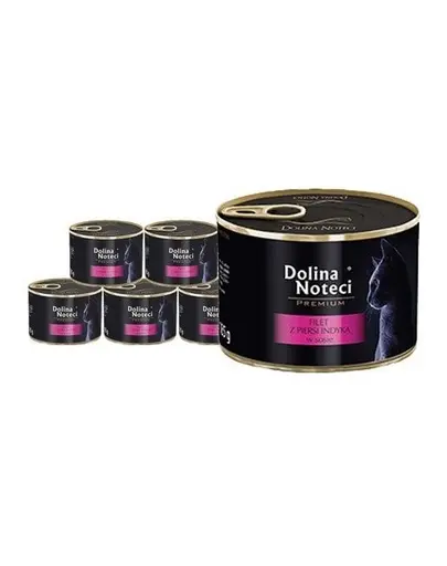 DOLINA NOTECI conserve pisici 12x185 g file piept curcan