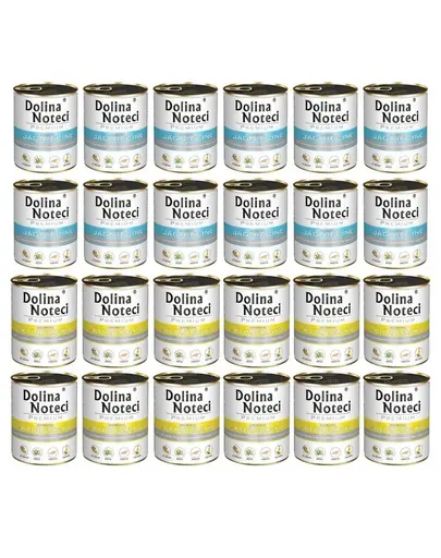 DOLINA NOTECI Mix pui și miel hrană pentru câini Premium 24x800g