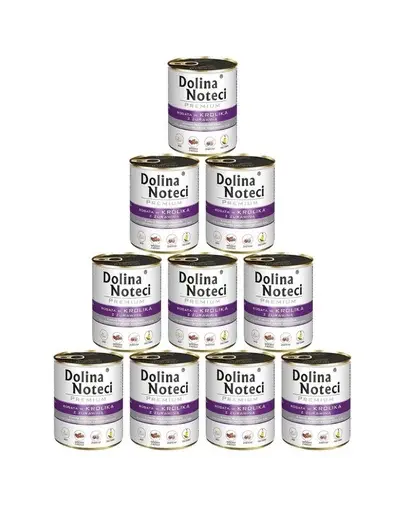 DOLINA NOTECI Premium Bogata iepure si merisor 10x800g