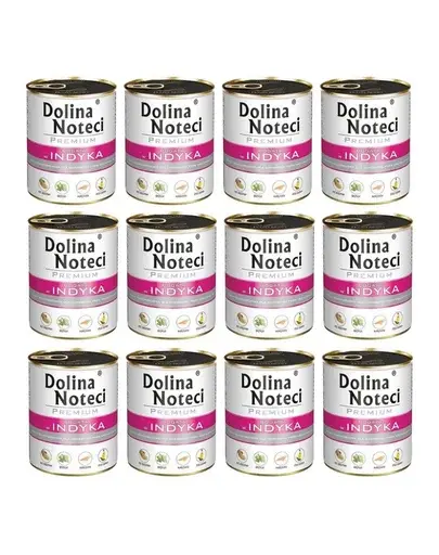 DOLINA NOTECI Premium Bogata in carne de curcan 12x800g