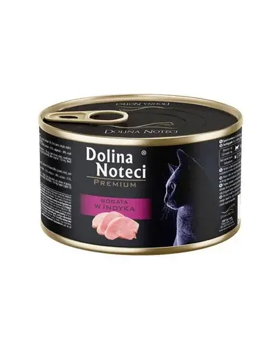 DOLINA NOTECI Premium Bogată în curcan hrană umedă pisici 185 g