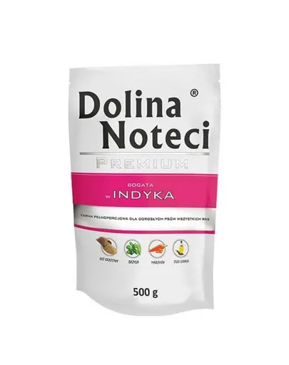 DOLINA NOTECI Premium Bogata in curcan plicuri pentru caini 10x500g