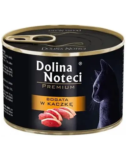 DOLINA NOTECI Premium Bogată în rață - pentru pisici adulte 185 g