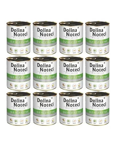 DOLINA NOTECI Premium cu vânat 12x800g hrană câini