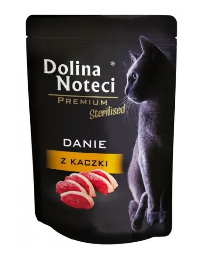 DOLINA NOTECI Premium hrană pisici sterilizate, cu rață 85 g
