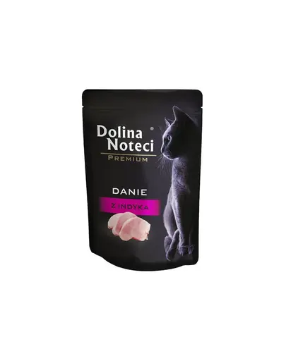 DOLINA NOTECI Premium Hrană umedă pentru pisici cu curcan 85 g