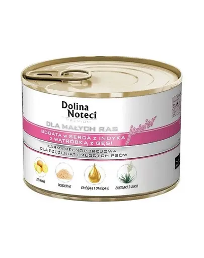 DOLINA NOTECI Premium Junior cu curcan și gâscă, pentru pui de talie mică 185g
