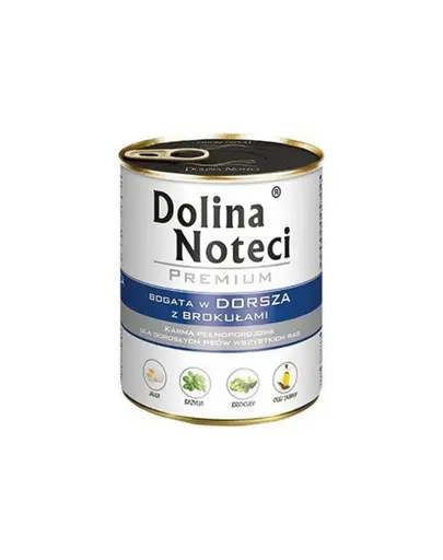 DOLINA NOTECI Premium Mix cod și broccoli și gâscă cu cartofi 24x800 g hrană câini