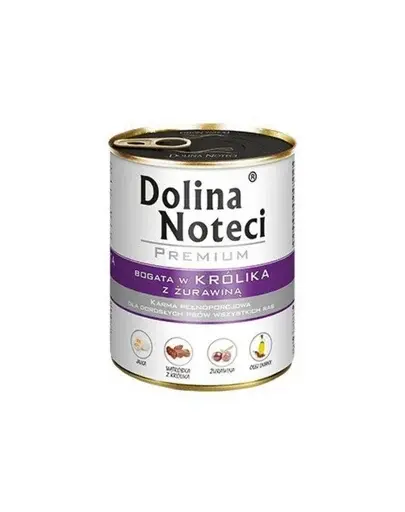 DOLINA NOTECI Premium Mix miel și iepure cu merișoare 24x800 g hrană umedă pentru câini